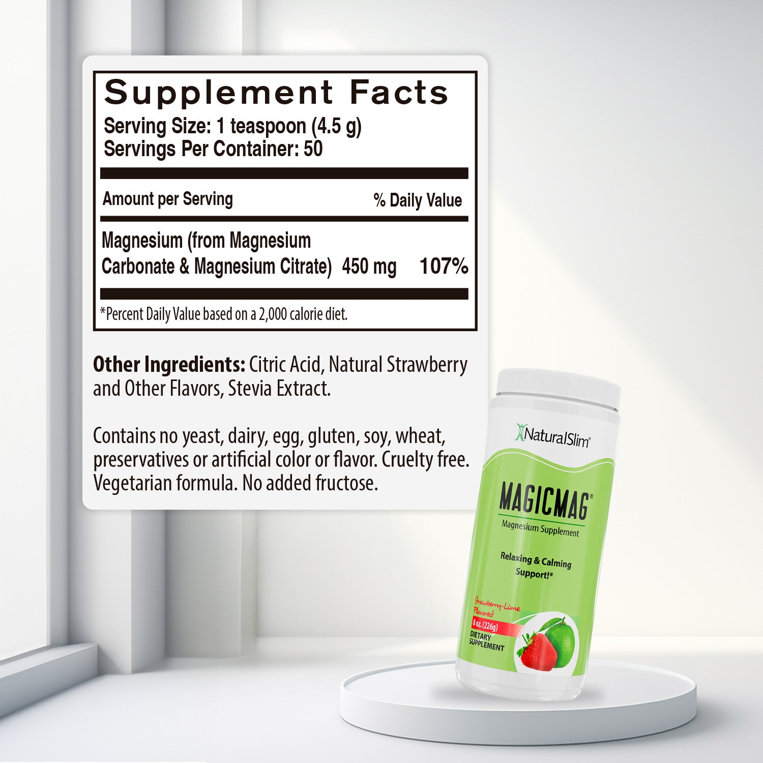 MagicMag® Strawberry-Lemon | Magnesium Supplement 