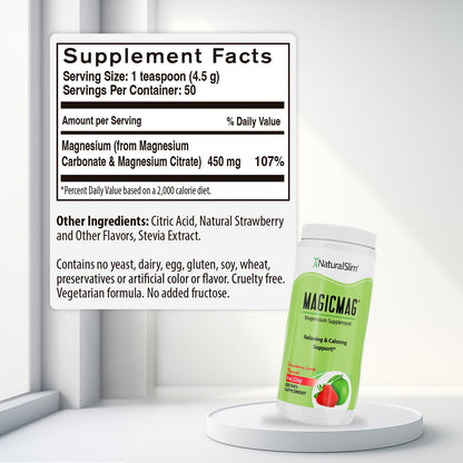 MagicMag® Strawberry-Lemon | Magnesium Supplement 